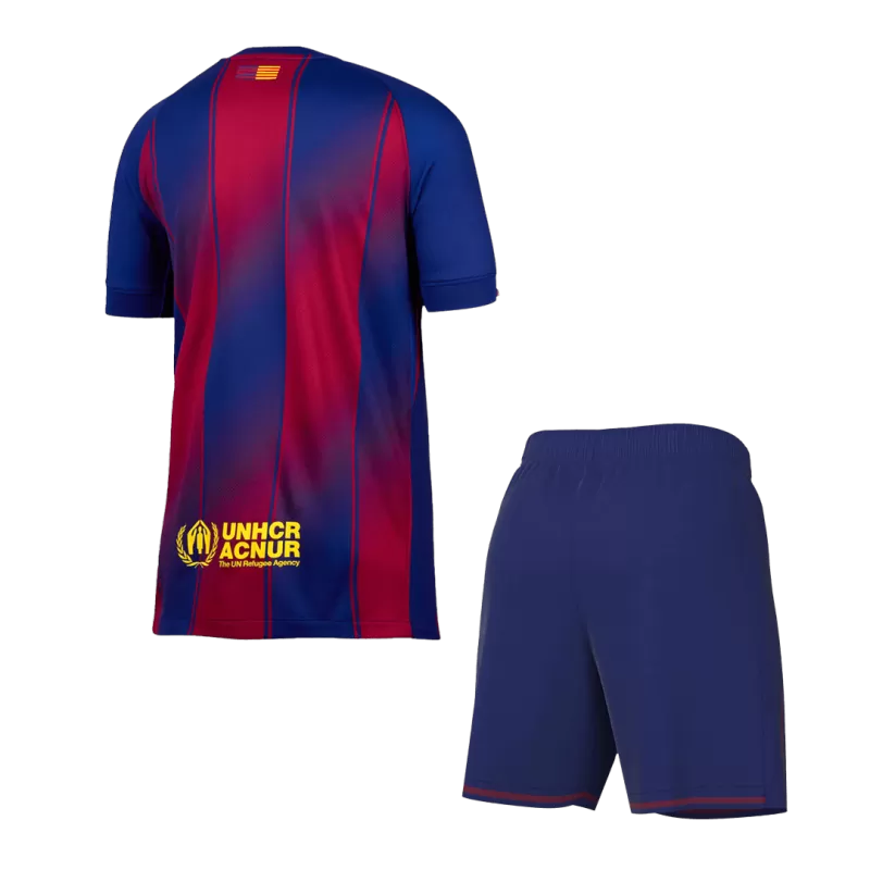 Barcelona Home Soccer Jersey Kit(Jersey+Shorts) 2025/26