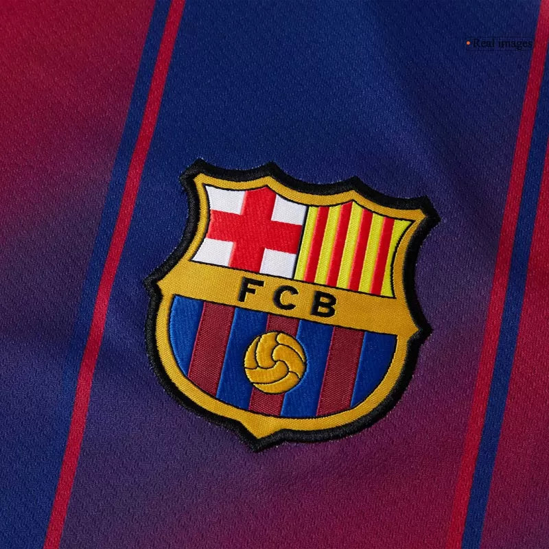 Barcelona Home Soccer Jersey Kit(Jersey+Shorts+Socks) 2025/26