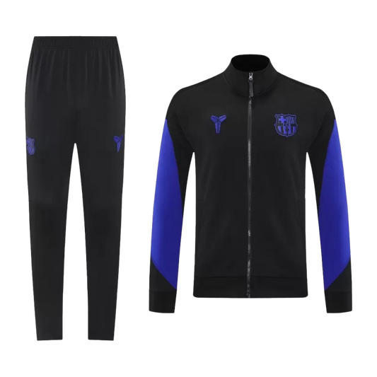 Barcelona Training Jacket Kit (Jacket+Pants) 2025/26 - Black&Blue