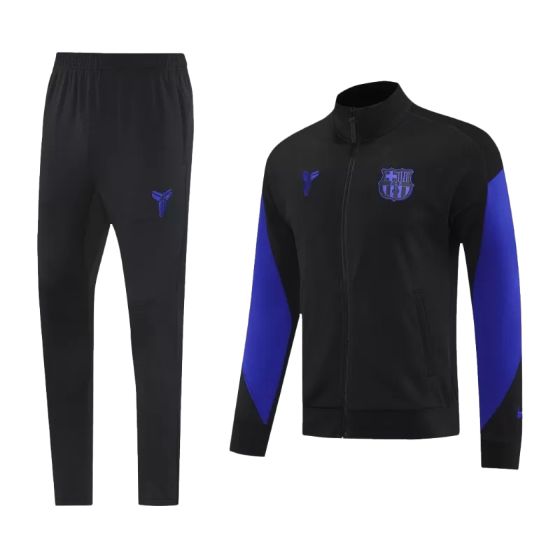Barcelona Training Jacket Kit (Jacket+Pants) 2025/26 - Black&Blue