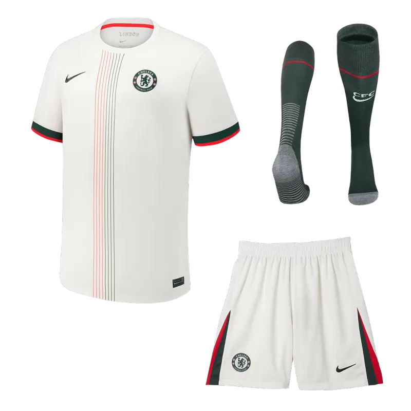 Chelsea Away Soccer Jersey Kit(Jersey+Shorts+Socks) 2025/26