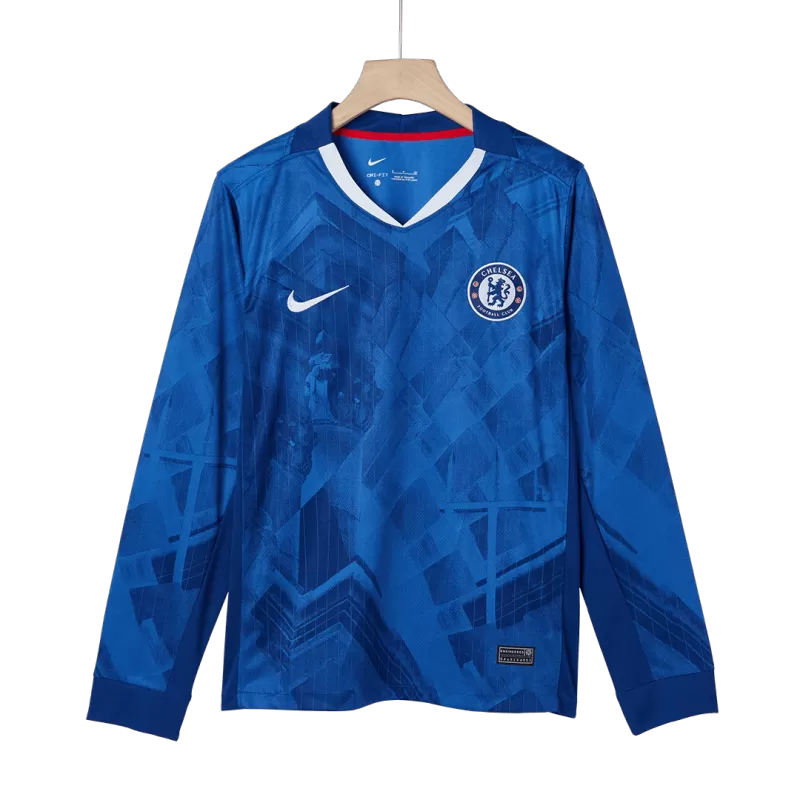 Chelsea Home Long Sleeve Soccer Jersey 2025/26