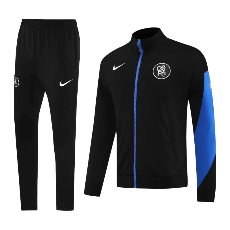 Chelsea Training Jacket Kit (Jacket+Pants) 2025/26 - Black
