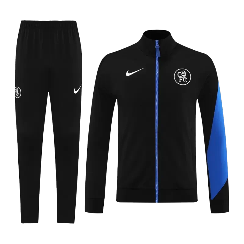 Chelsea Training Jacket Kit (Jacket+Pants) 2025/26 - Black
