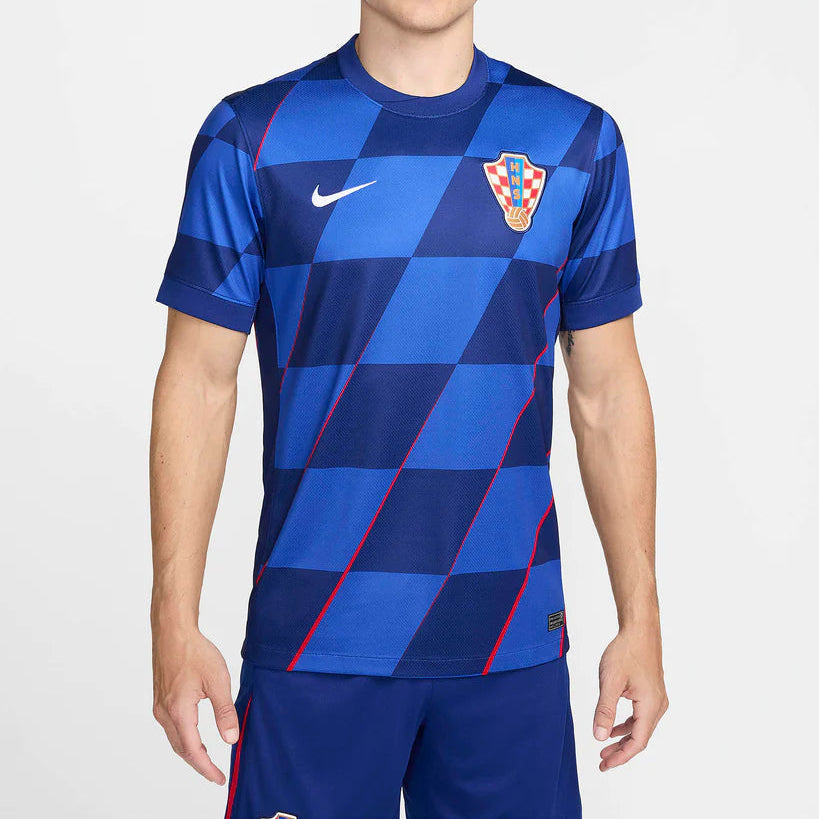 Croatia Away Soccer Jersey Euro 2024/25 topsoccerjerseys.com