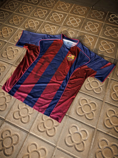 Retro Ed Sheeran x Spotify x FC Barcelona Home Play Jersey 2004/05
