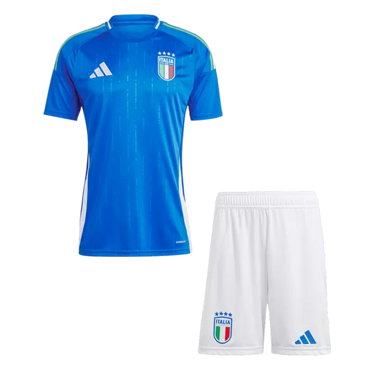 Italy Home Soccer Jersey (Jersey+Shorts) EURO 2024