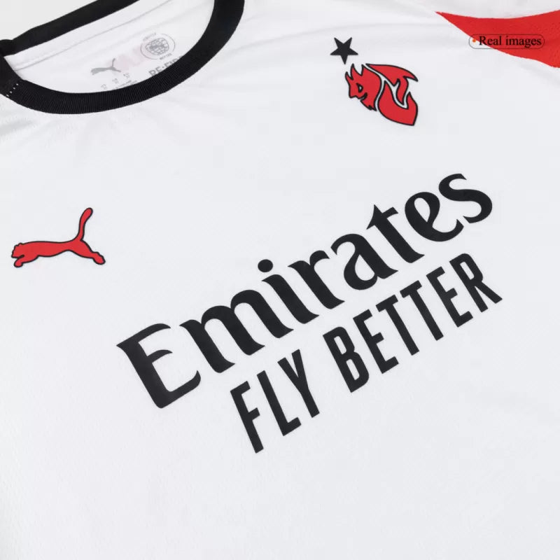 Kid's AC Milan Away Soccer Jersey Kit(Jersey+Shorts) 2025/26