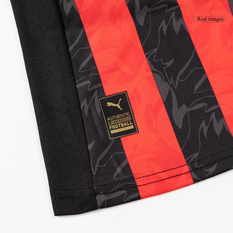 Kid's AC Milan Home Soccer Jersey Kit(Jersey+Shorts+Socks) 2025/26