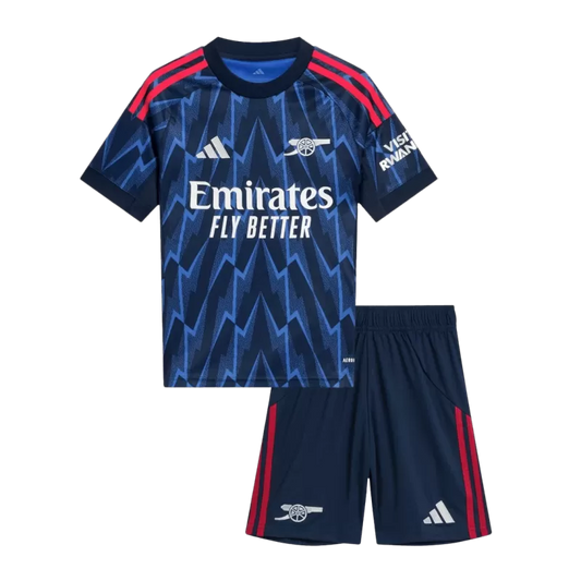 Kid's Arsenal Away Soccer Jersey Kit(Jersey+Shorts) 2025/26
