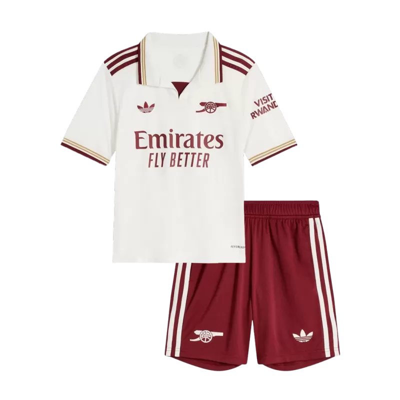 Kid's Arsenal Third Away Soccer Jersey Kit(Jersey+Shorts) 2025/26