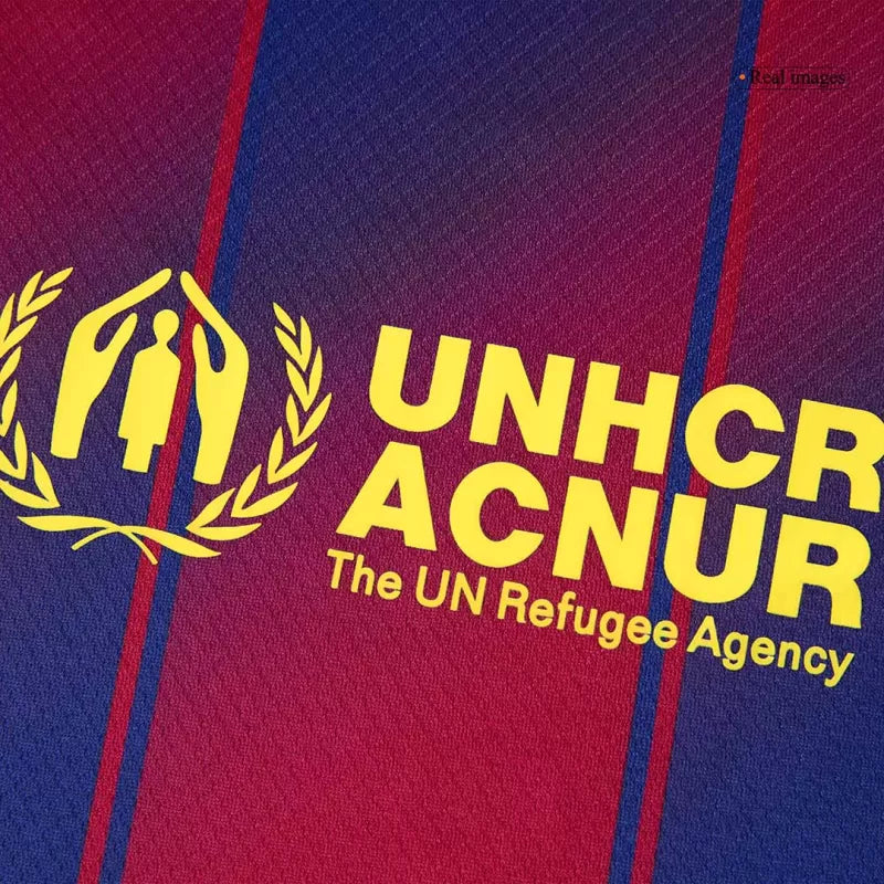 Kid‘s  Barcelona Home Soccer Jerseys (Jersey+Short) Kit 2025/26