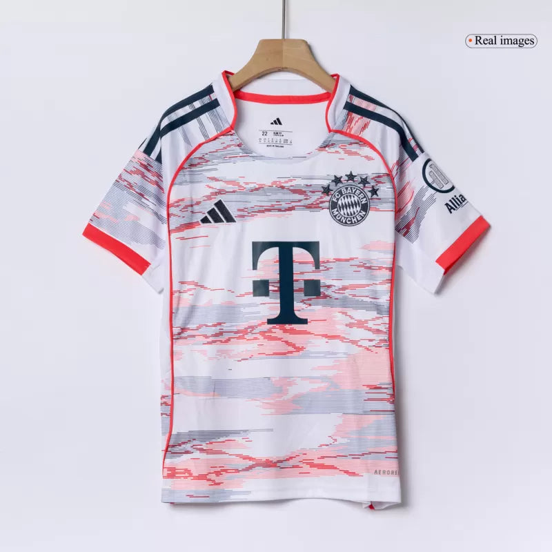 Kid's Bayern Munich Away Soccer Jersey Kit(Jersey+Shorts+Socks) 2025/26