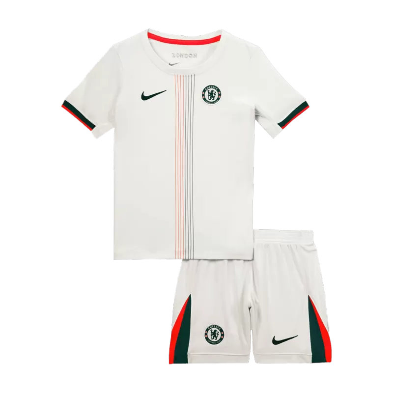 Kid's Chelsea Away Soccer Jersey Kit(Jersey+Shorts) 2025/26