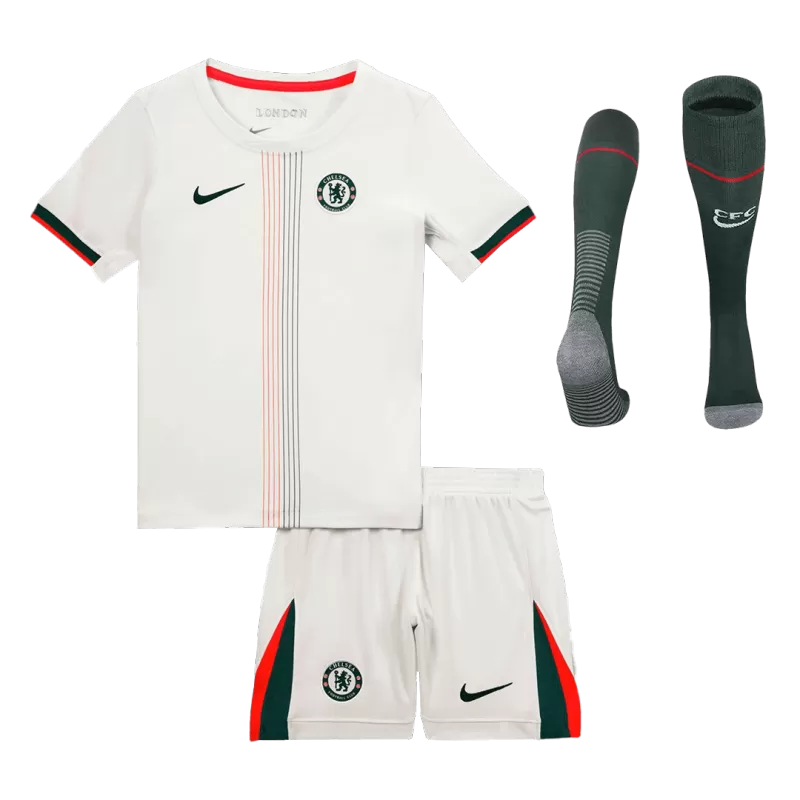 Kid's Chelsea Away Soccer Jersey Kit(Jersey+Shorts+Socks) 2025/26
