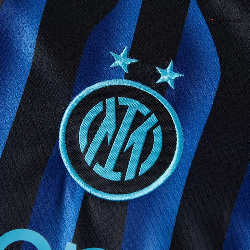 Kid's Inter Milan Home Soccer Jersey Kit(Jersey+Shorts) 2025/26