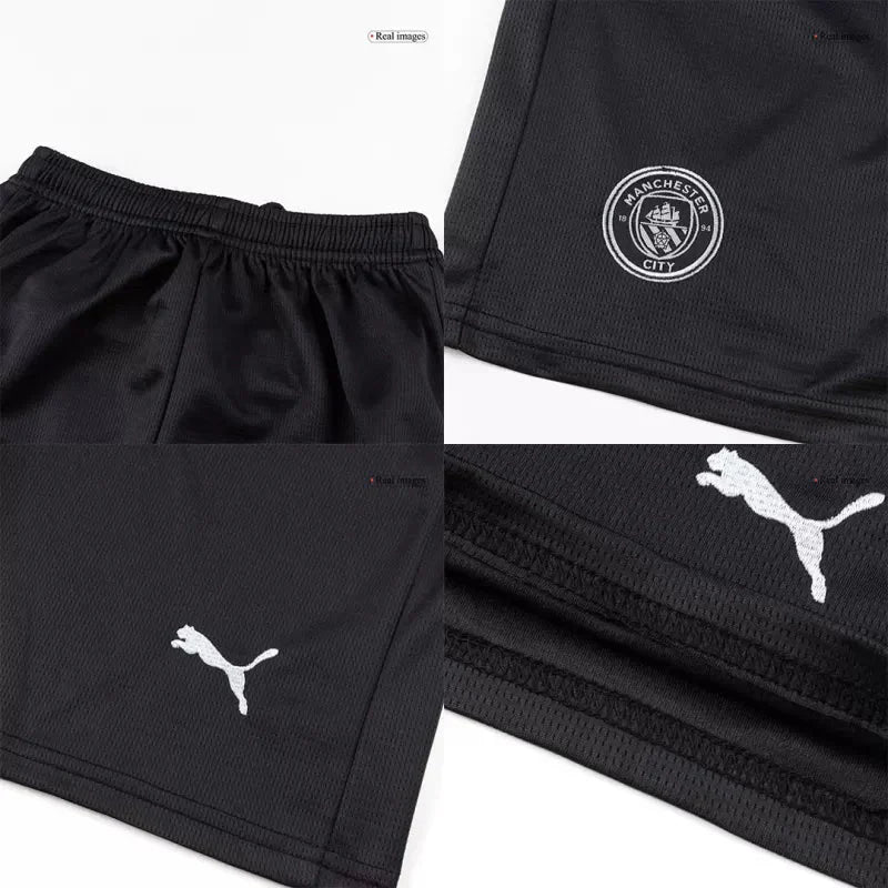 Kid's Manchester City Away Soccer Jersey Kit(Jersey+Shorts) 2025/26 Go Game Wear