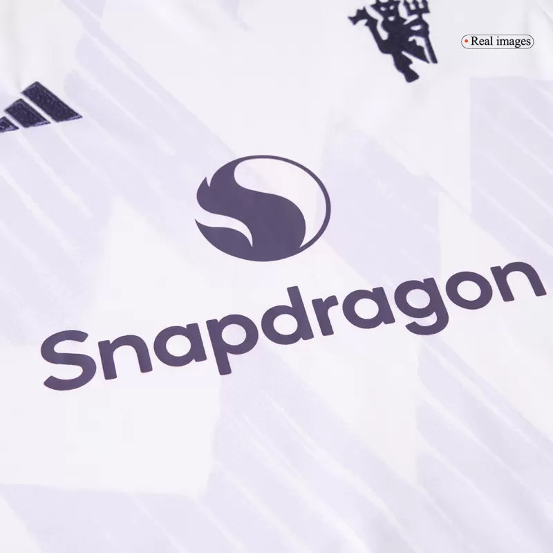 Kid's Manchester United Away Soccer Jersey Kit(Jersey+Shorts) 2025/26