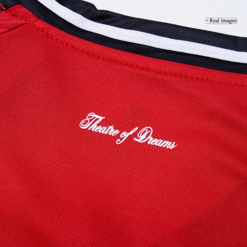 Kid's Manchester United Home Soccer Jersey Kit(Jersey+Shorts+Socks) 2025/26