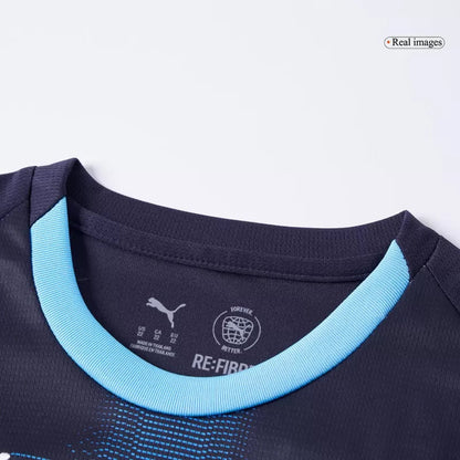 Kid's Marseille Away Soccer Jerseys Kit (Jersey+Shorts) 2025/26