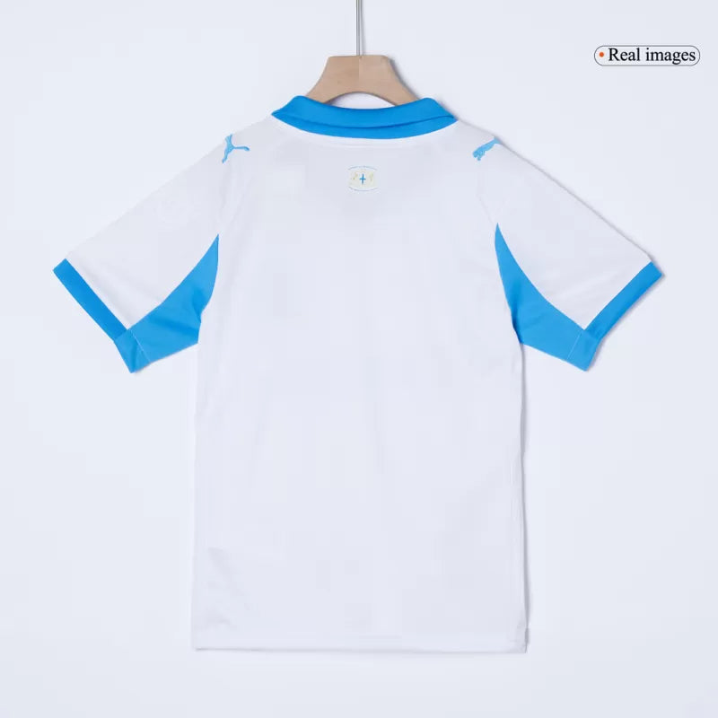 Kid's Marseille Home Soccer Jerseys Kit (Jersey+Shorts) 2025/26
