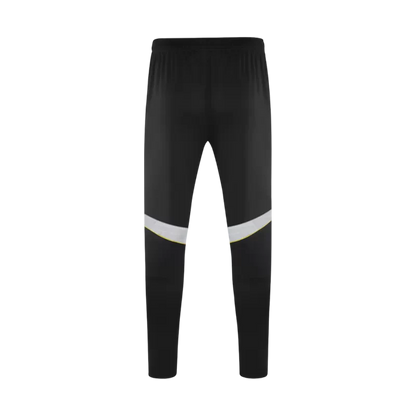 Kid's Real Madrid 1/4 Zip Training Kit (Jacket+Pants) 2025/26 - Black