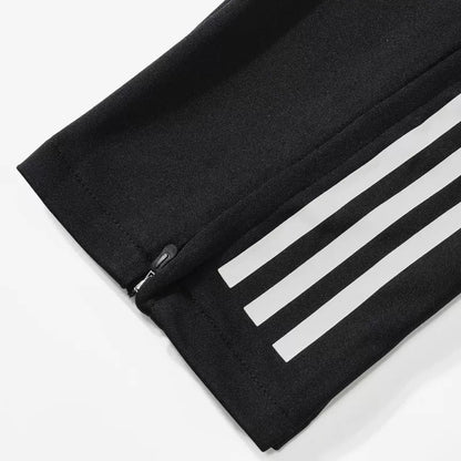 Kid's Real Madrid 1/4 Zip Training Kit (Jacket+Pants) 2025/26 - Black