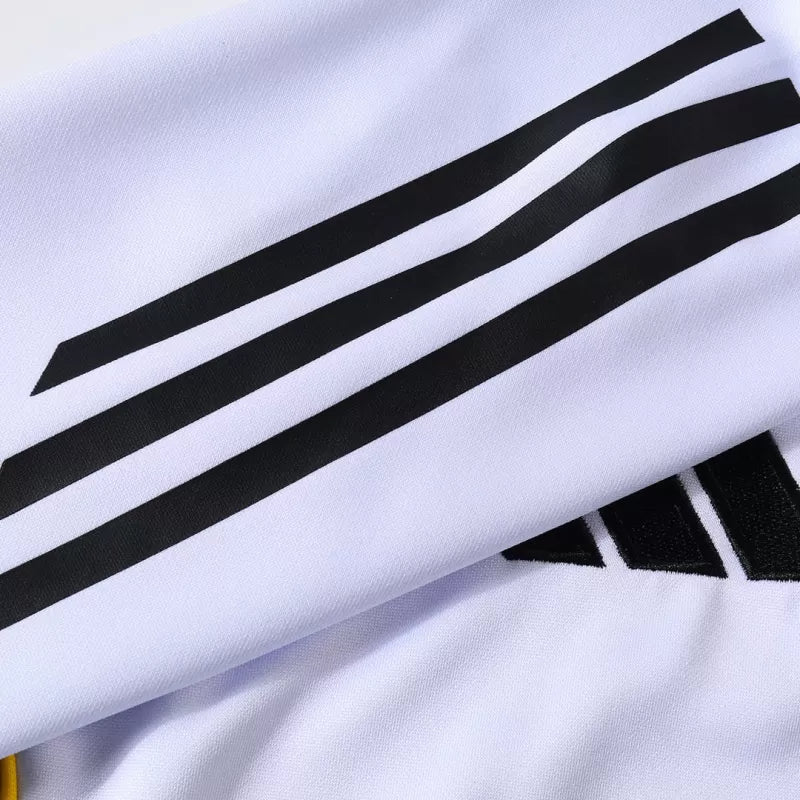 Kid's Real Madrid 1/4 Zip Training Kit (Jacket+Pants) 2025/26 - White