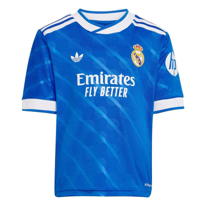 Kid's Real Madrid Third Away Soccer Jersey Kit(Jersey+Shorts+Socks) 2025/26 Top Soccer Jerseys Store