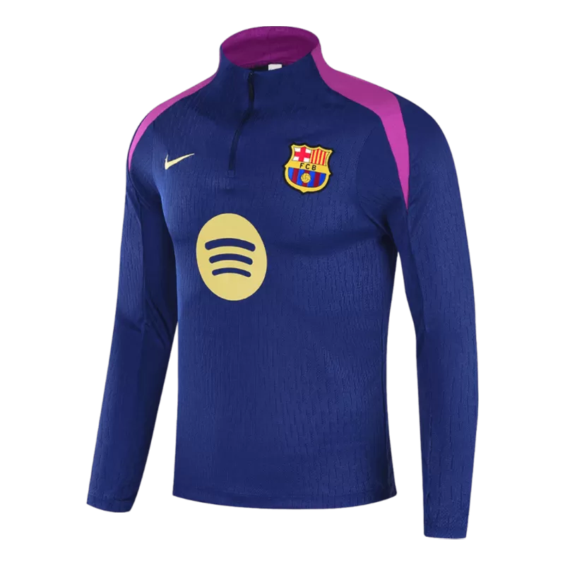 Kids Barcelona 1/4 Zip Training Kit (Jacket + Pants) 2025/26 - Navy