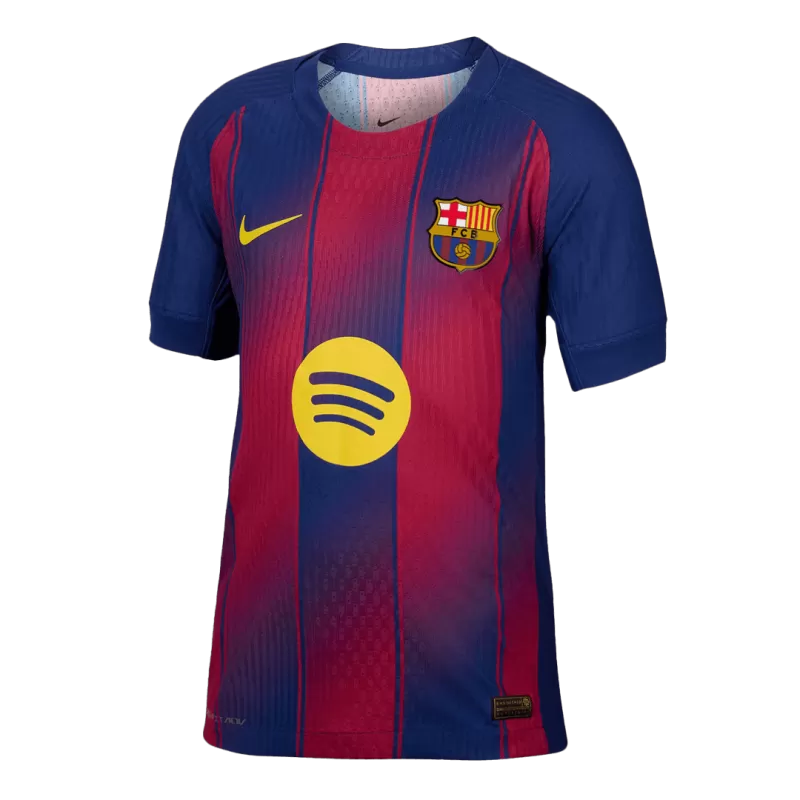 Player Version LAMINE YAMAL #10 Barcelona Home Soccer Jersey 2025/26- Kopa Trophy Edition