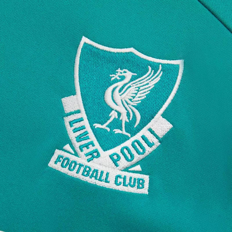 Kids Liverpool 1/4 Zip Training Jacket Kit (Jacket+Pants) 2025/26 - Green