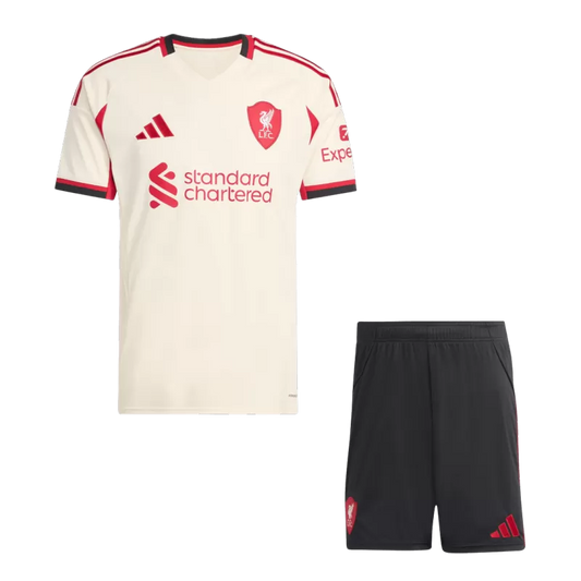 Liverpool Away Soccer Jersey Kit (Jersey+Shorts) 2025/26