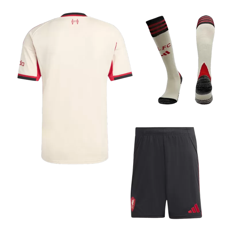 Liverpool Away Soccer Jersey Kit (Jersey+Shorts+Socks) 2025/26