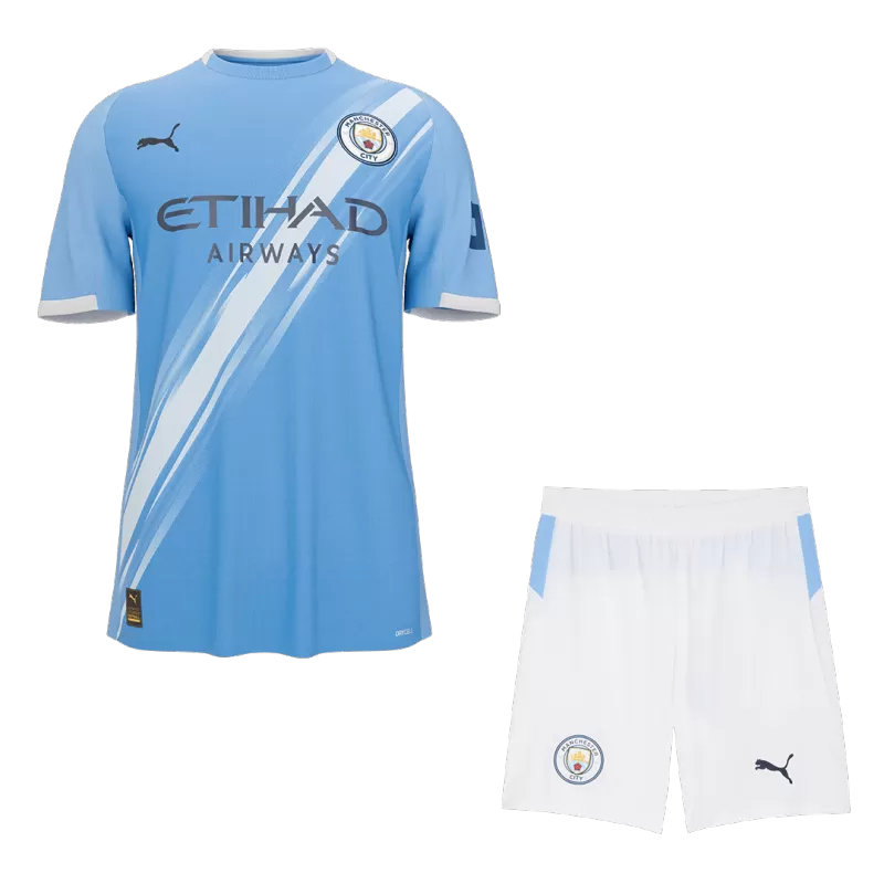 Manchester City Home Jersey Kit (Jersey+Shorts) 2025/26