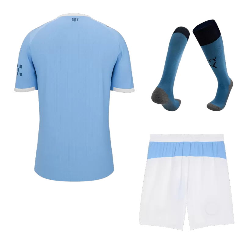 Manchester City Home Jersey Kit (Jersey+Shorts+Socks) 2025/26