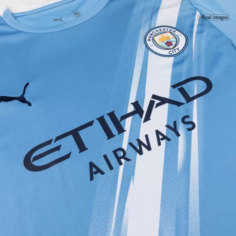 Manchester City Home Jersey Kit (Jersey+Shorts+Socks) 2025/26