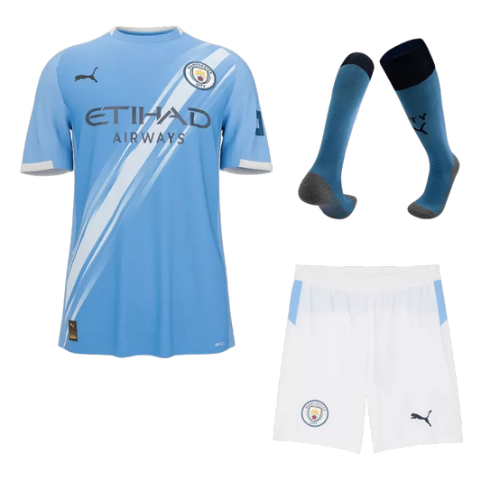 Manchester City Home Jersey Kit (Jersey+Shorts+Socks) 2025/26