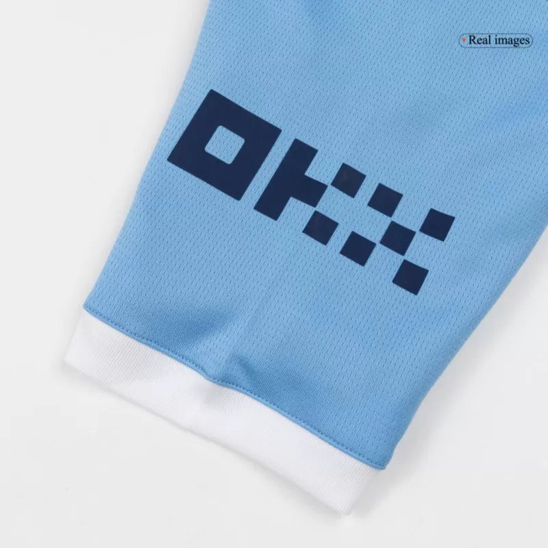 Manchester City Home Jersey Kit (Jersey+Shorts+Socks) 2025/26