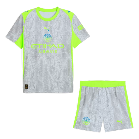 Manchester City Third Away Jersey Kit (Jersey+Shorts) 2025/26