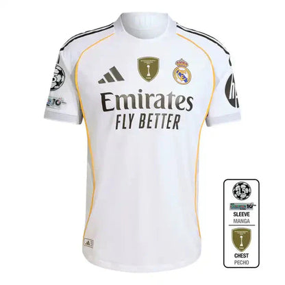 Player Version Real Madrid Home Soccer Jersey 2025/26 Top Soccer Jerseys Store