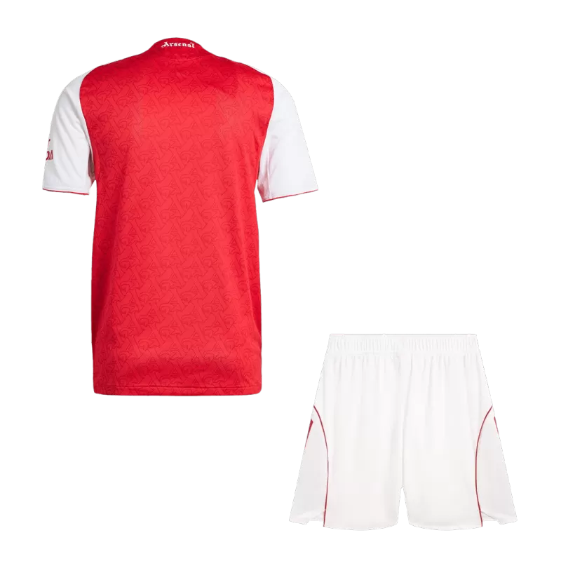 Player Version Arsenal Home Soccer Jersey Kit (Jersey+Shorts) 2025/26 -Slim Fit