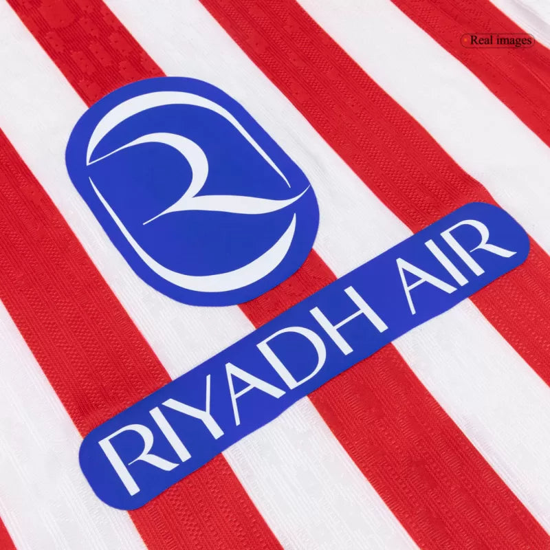 Player Version Atletico Madrid Home Soccer Jersey 2025/26