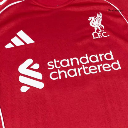 Player Version Liverpool Home Soccer Jersey 2025/26