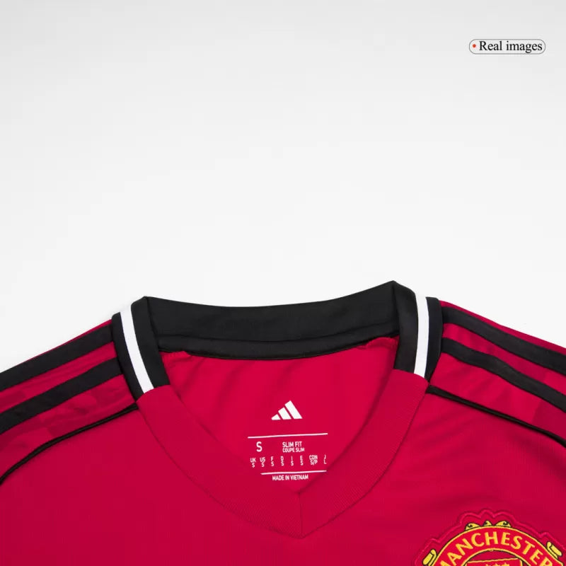 Manchester United Home Soccer Jersey Kit(Jersey+Shorts+Socks) 2025/26