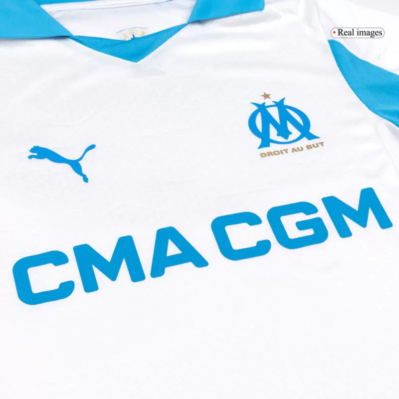 Player Version Marseille Home Soccer Jersey 2025/26