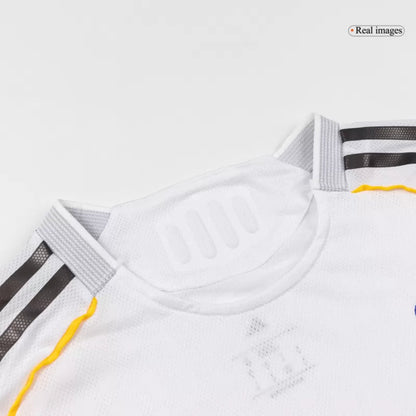 Player Version Real Madrid Home Long Sleeve Soccer Jersey 2025/26