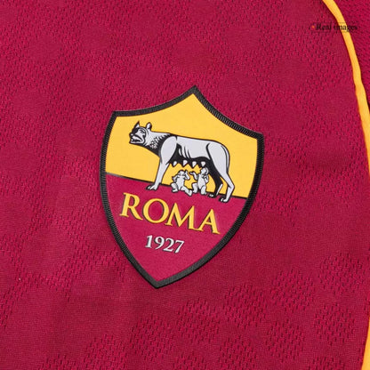 Player Version Roma Home Soccer Jersey 2025/26