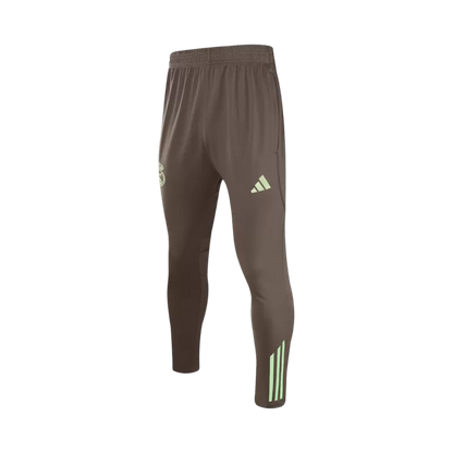 Kid's Real Madrid 1/4 Zip Training Kit (Jacket+Pants) 2025/26 - Green