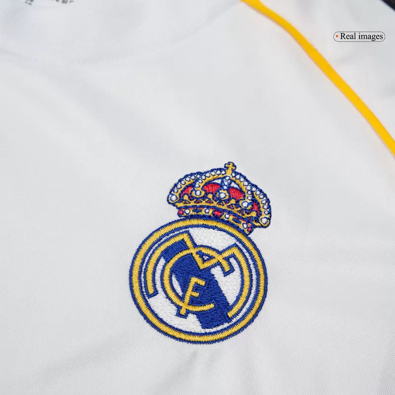 Real Madrid Home Long Sleeve Soccer Jersey 2025/26